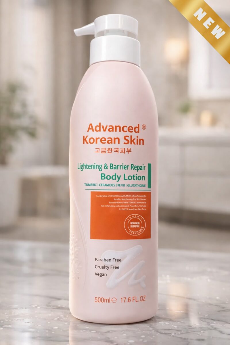 Advanced korean skin lightening & barrier repair body lotion 500ml