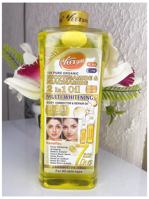 Veet Gold Whitening Oil Niacinamide