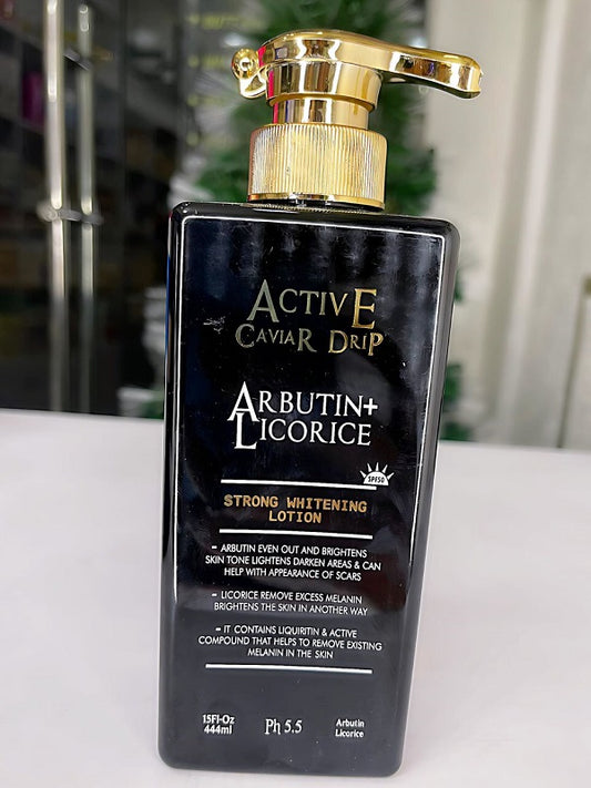 Active Caviar Drip Arburtin Licorice lotion