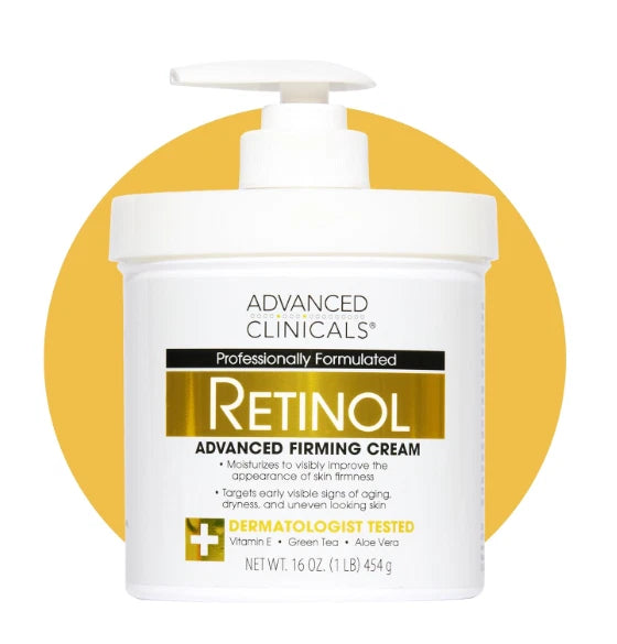 Advanced Clinicals Retinol Body Lotion – Firming, Hydrating & Anti-Aging (16 Oz)