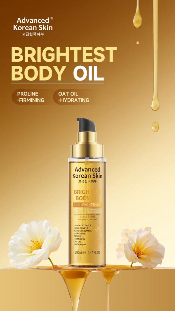 Advanced Korean Skin Brightest Body Oil