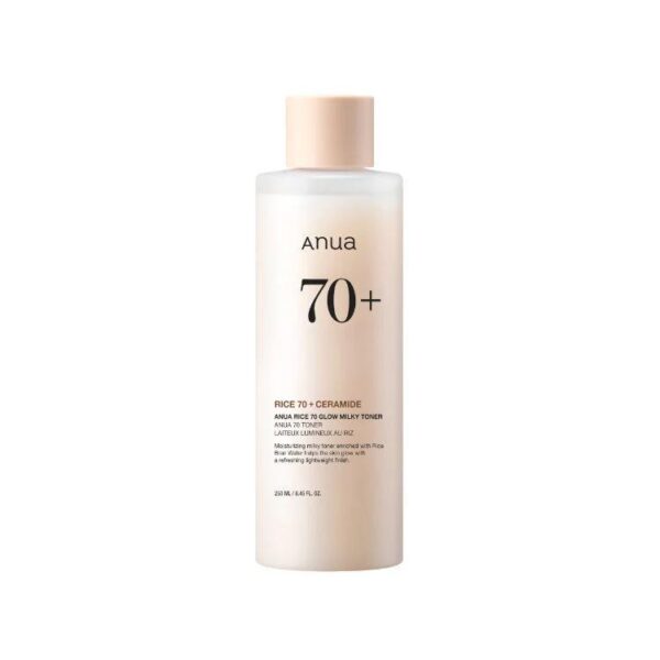 Anua 70+ Rice Glow Milky Toner 250ml