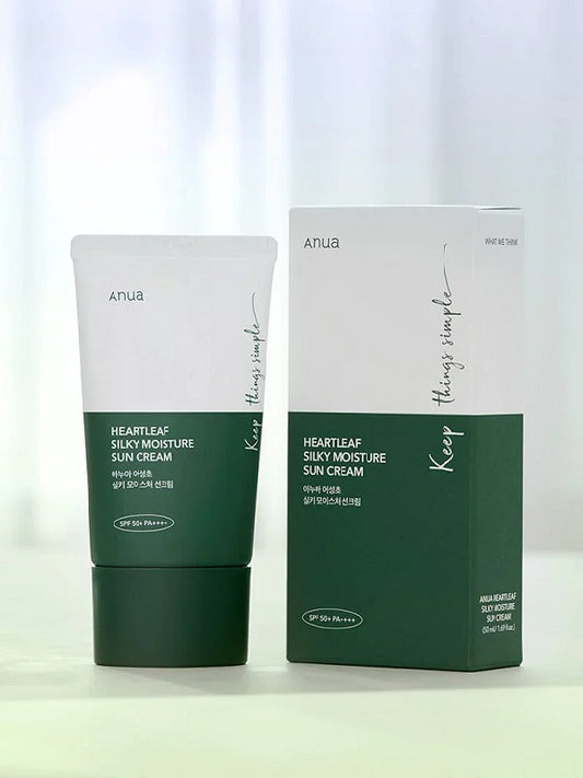 Anua Heartleaf Silky Moisture Sun Cream