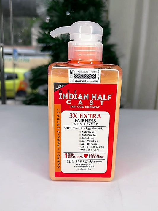 DSF Indian Half Cast Extra Fairness Carrot+ Papaya Extract Lotion