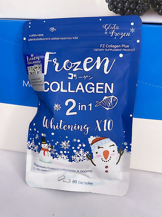 Frozen Collagen 2 IN 1 Whitening X10 CAPSULES 60PCS