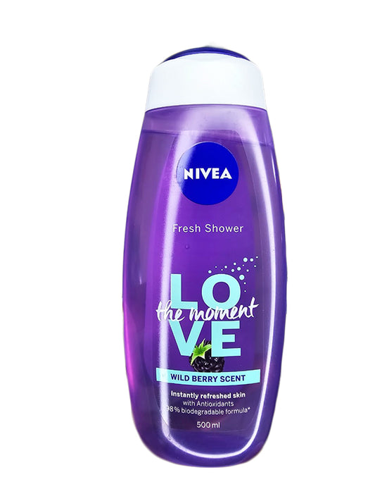 Nivea Fresh Shower Wild Berry Scent
