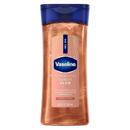 Vaseline Glazed and Glisten Sunlit Glow Body Oil