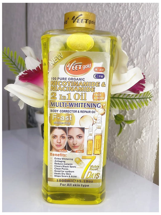 Veet Gold Whitening Oil Niacinamide
